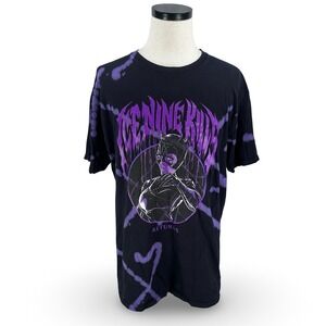 Ice Nine Kills Band Shirt Mens XL Black Purple Tie Dye Catwoman Returns Graphic